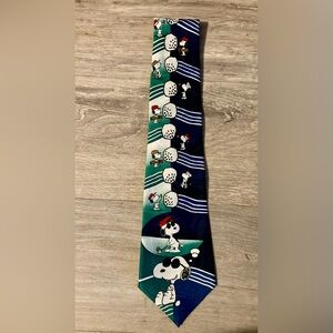 Snoopy Golf Themed Tie